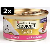 Gourmet 2x GOLD MOUSSE RUND 24X85GR