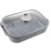 Zilner Marmite Braadpan 6L met Marmercoating - Geschikt voor Inductie