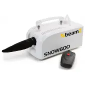 Beamz SNOW600 sneeuwmachine 600W met afstandsbediening - Wit