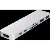 HyperDrive Thunderbolt 3 USB-C Hub for 2016 MacBook Pro (Zilver)