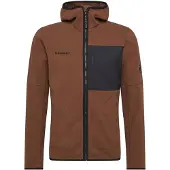 Mammut - Tamaro Midlayer Hooded Jacket - Fleecevest M, bruin