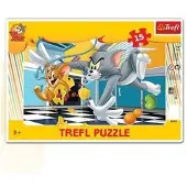 Trefl Puzzel Keuken Delicatessen 15 Stukken met Frame