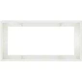 vidaXL Keermuur 6 st 200 x 100 x 50 cm Staal Wit