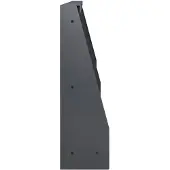 vidaXL Keermuur 4 st 60 x 12 x 40 cm Staal Antraciet
