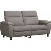 vidaXL Bankstel 2 pcs Taupe Stof