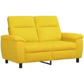 vidaXL Bank Licht Geel 158 x 90 x 95 cm Stof