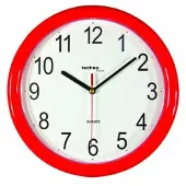 Technoline WT 600 Horloge murale à quartz Rouge (Import Allemagne)