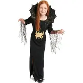 Vegaoo - Halloween heksen en spinnen kostuum voor meisjes