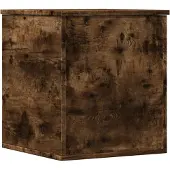 vidaXL Opbergbox 40x42x46 cm bewerkt hout gerookt eikenkleurig