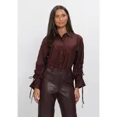 Aaiko Dames Blouses Marel Lyo 512 - Bordeaux - Maat XS