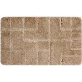 Dywany Łuszczów Zachte Beige Badkamermat 50x80 cm - Antislip & Wasbaar