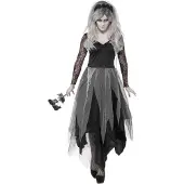 Vegaoo - Zombie bruid kostuum voor dames Halloween