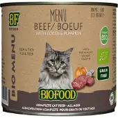 Biofood 12x Kat Organic Rund Menu 200 gr