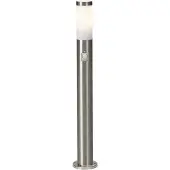 Brilliant RVS buitenlamp Chorus met sensor