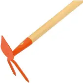 Stocker Hartvormige Schoffel Met 2 Tanden En Steel