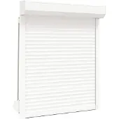 vidaXL Rolluik Wit 100 x 120 cm Aluminium en polyurethaan