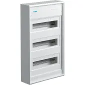 Hager VA36CN Distributiekast Opbouw (op muur) Aantal groepen: 36 Aantal rijen: 3 Inhoud: 1 stuk(s)