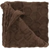 Unique living plaid thor rocky brown 150x200cm