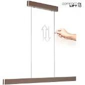 Highlight Quinn LED Hanglamp | 40W 2700K 3600lm | Dimbaar | Choco