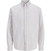 Jack & Jones Overhemd greige / wit