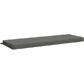 vidaXL Bankkussen SOEST 100% Polyester Grijs 150 x 50 x 8 cm