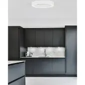 Nova Luce Plafondlamp Morbido wit Ø 60cm
