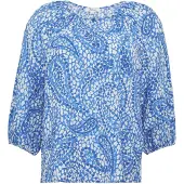 s.Oliver Blouse blauw / azuur / wit