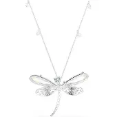 Swarovski Ketting lichtblauw / zilver / wit