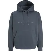 Jack & Jones Sweatshirt 'JJEStar' grafiet / wit