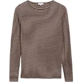 s.Oliver Shirt beige / donkerbruin