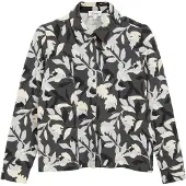 s.Oliver Blouse pastelblauw / donkergrijs / zwart / wit