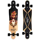 Tempish Frogman Drop-Through Longboard - 38 inch (96 cm) - Stabiel & Comfortabel Beginnersboard