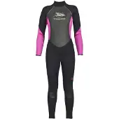 Trespass Aquaria 2 Mm Dames Neopreen Wetsuit Met Lange Mouwen En Rugrits