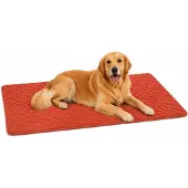 Flamingo hondenbed Weimar, rechthoekig, cognackleurig, maat: XL