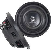 Ground Zero GZRW 300-D2 FLAT – 12 inch Ondiepe Subwoofer – 450W RMS – 2x 2 Ohm – Radioactive Serie