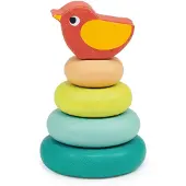 Mentari Stapelaar - Boom Met Vogel - 7X7X10Cm - Hout - 1 Jaar