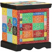 vidaXL Nachtkastje 40x35x45 cm massief mangohout mango