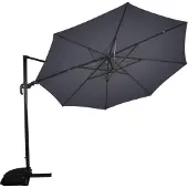 Lesli Living Grote Zweefparasol VirgoFlex Antraciet 3,5m van