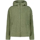 CMP - Women's Jacket Fix Hood 36P2916 - Fleecevest 48, olijfgroen
