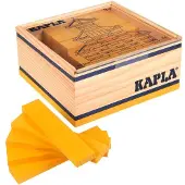 Kapla - Kleur - Constructiespeelgoed - Geel - 40 Plankjes