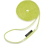 Edelrid Dyneema Sling 8mm 180cm, wit/groen 2022 Lussen & Banden