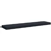 vidaXL Bankkussen SOEST 100% Polyester Donkerblauw 180 x 40 x 8 cm