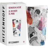 Ritzenhoff XL Koffiemok 500 ml - Porselein, Urban Chic Design