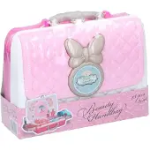 Eddy Toys Beauty Handbag Make-Up Speelgoed 18-Delig - Beauty Speelgoed voor Kinderen - 2-in-1 Beautyset in Handtas met Spiegel en Accessoires - Make-Up Speelgoed voor Meisjes