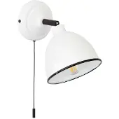 Brilliant Wandlamp Telio, dimbaar, wit / opaal, Woon-/ Eetkamer, metaal, wandlamp