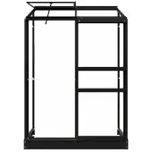Royal well Muurkas Emma I zwart 3 mm veiligheidsglas