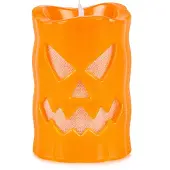 Boland LED Kaars Pompoen 10x6 cm