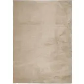 vidaXL Vloerkleed HUARTE laagpolig zacht wasbaar 240x340cm zandkleurig