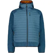CMP - Jacket Hybrid Fix Hood 36P1437 - Hybride jas 54, blauw