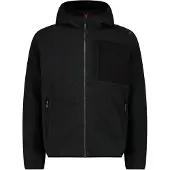 CMP - Jacket Fix Hood 36P3087 - Fleecevest 52, zwart